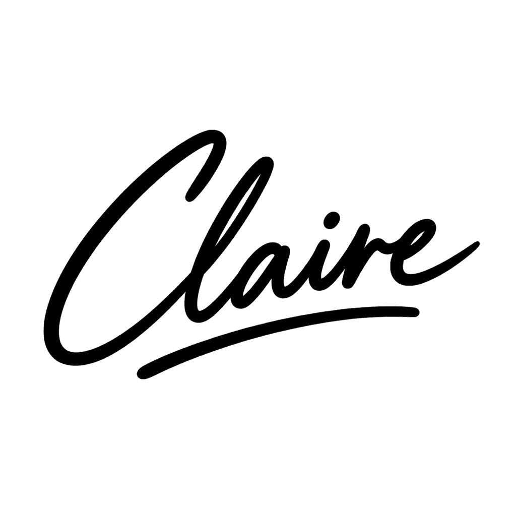 Signature monogram — "Claire" example, for personal logos, stamps