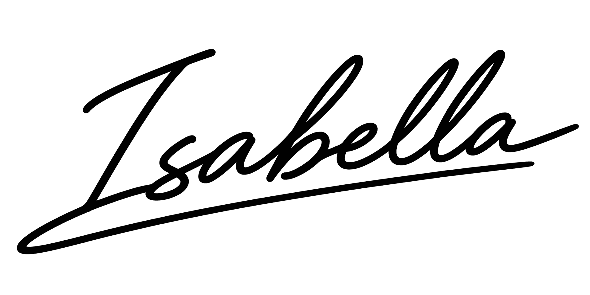 Signature lettering style