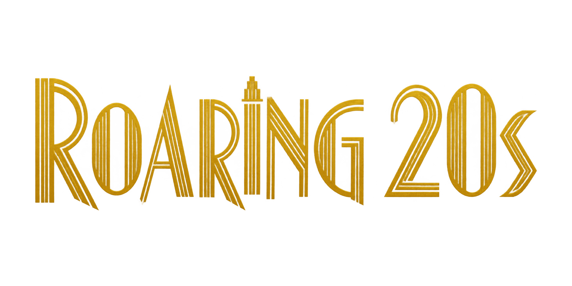 1920s Art Deco lettering example