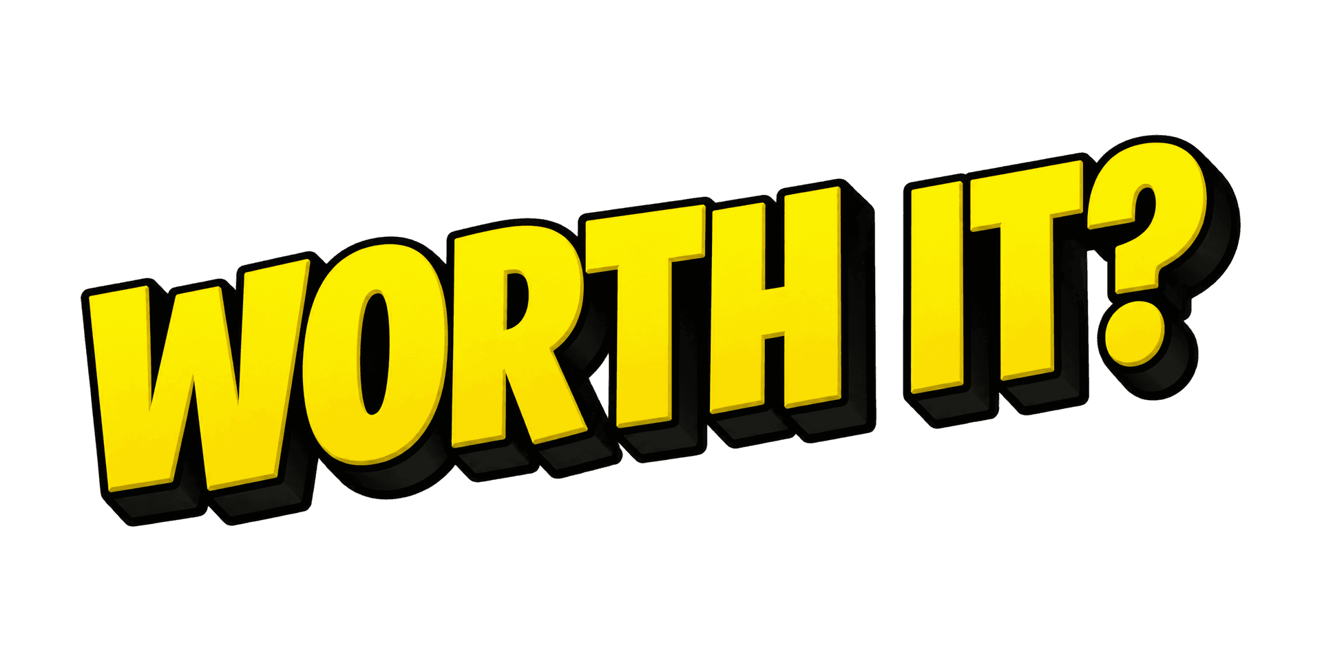Yellow pop lettering style