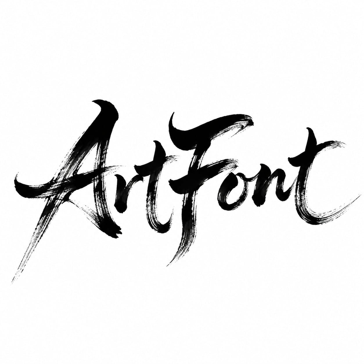 Caoshu Cursive Script - Chinese Calligraphy AI font template with 241 uses | ArtFont