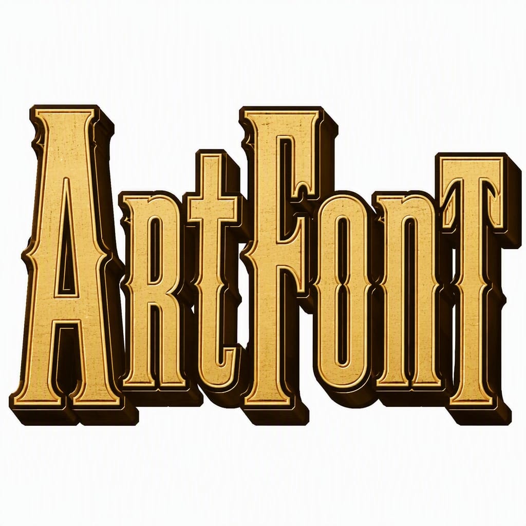Old West - Western AI font template with 0 uses | ArtFont