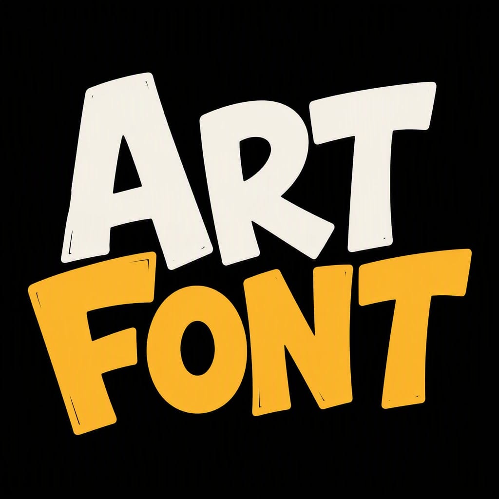 Bold Hand Poster - Street Art AI font template with 20700 uses | ArtFont
