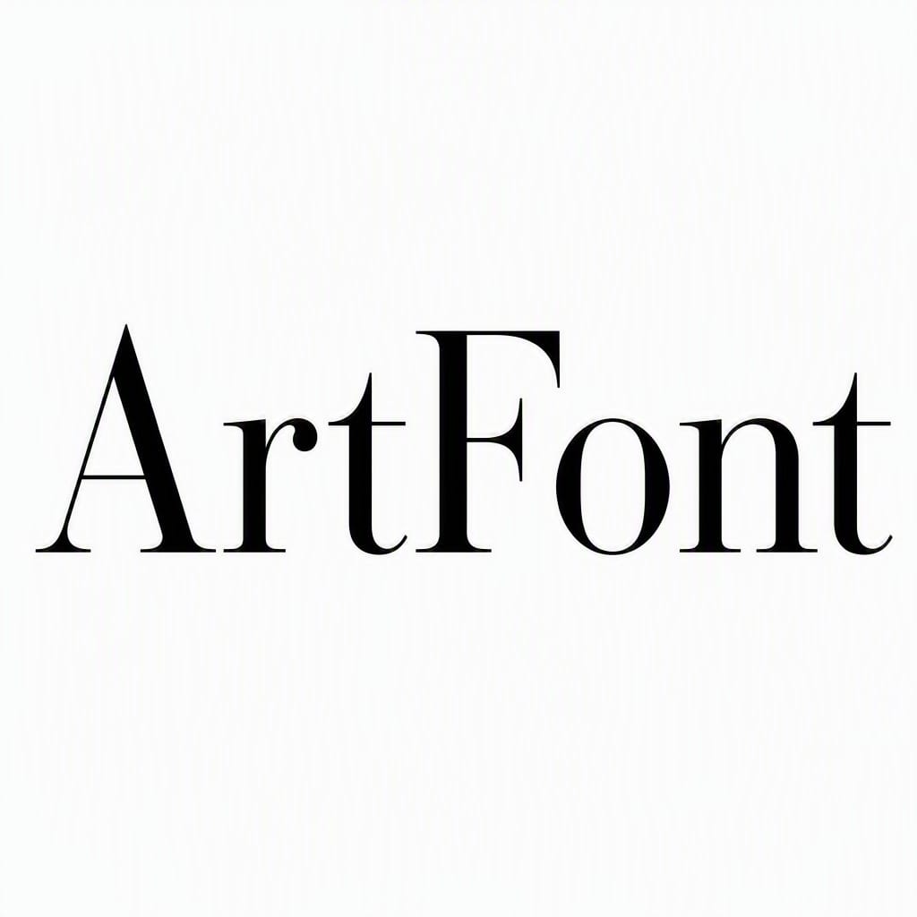 Song Dynasty Typeface - Chinese Calligraphy AI font template with 300 uses | ArtFont