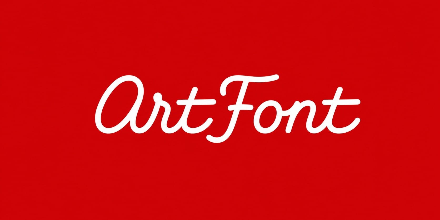 Monoline Red Script - Wordmark AI font template with 30200 uses | ArtFont