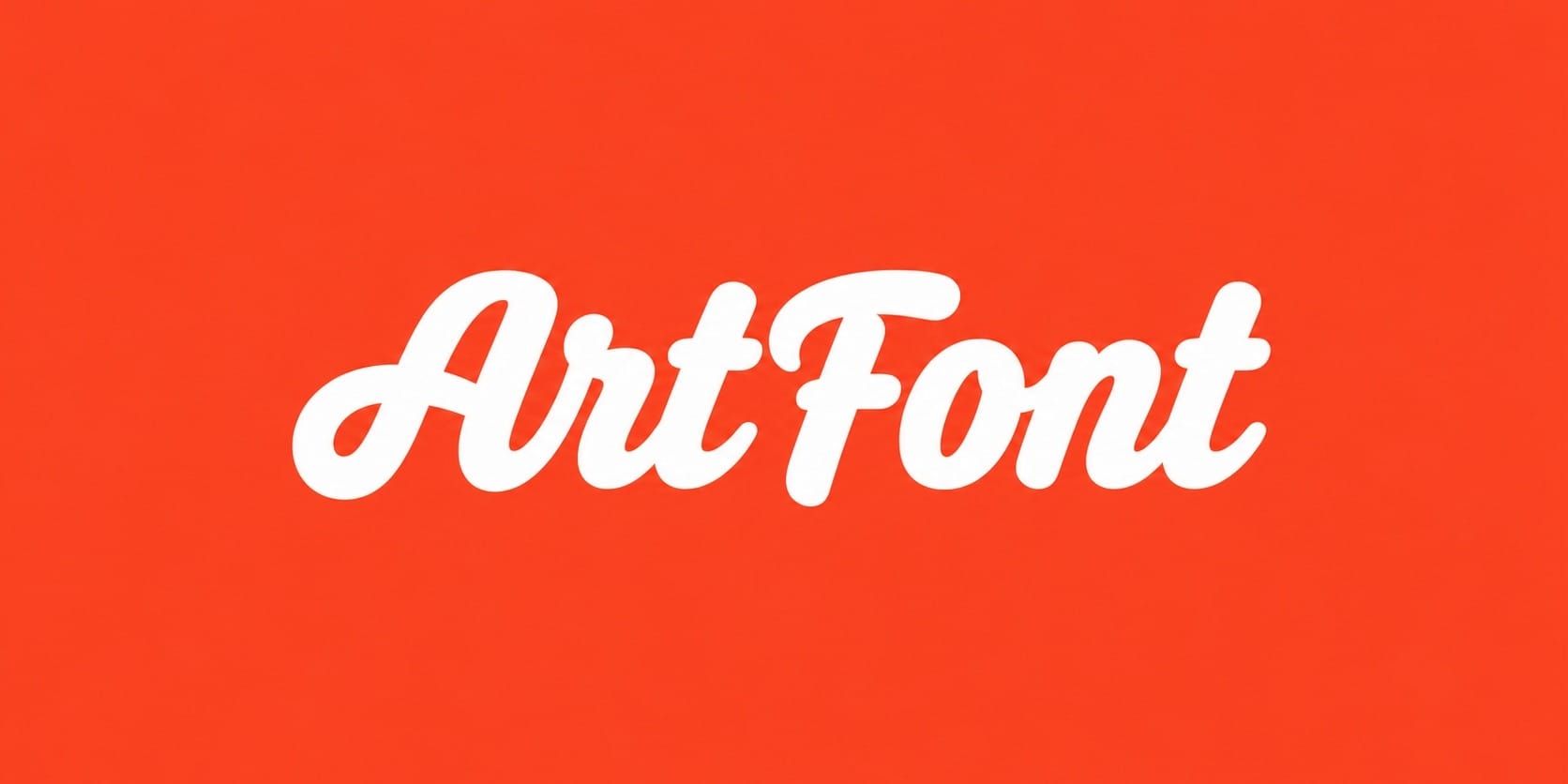 Rounded White Script - Wordmark AI font template with 30500 uses | ArtFont