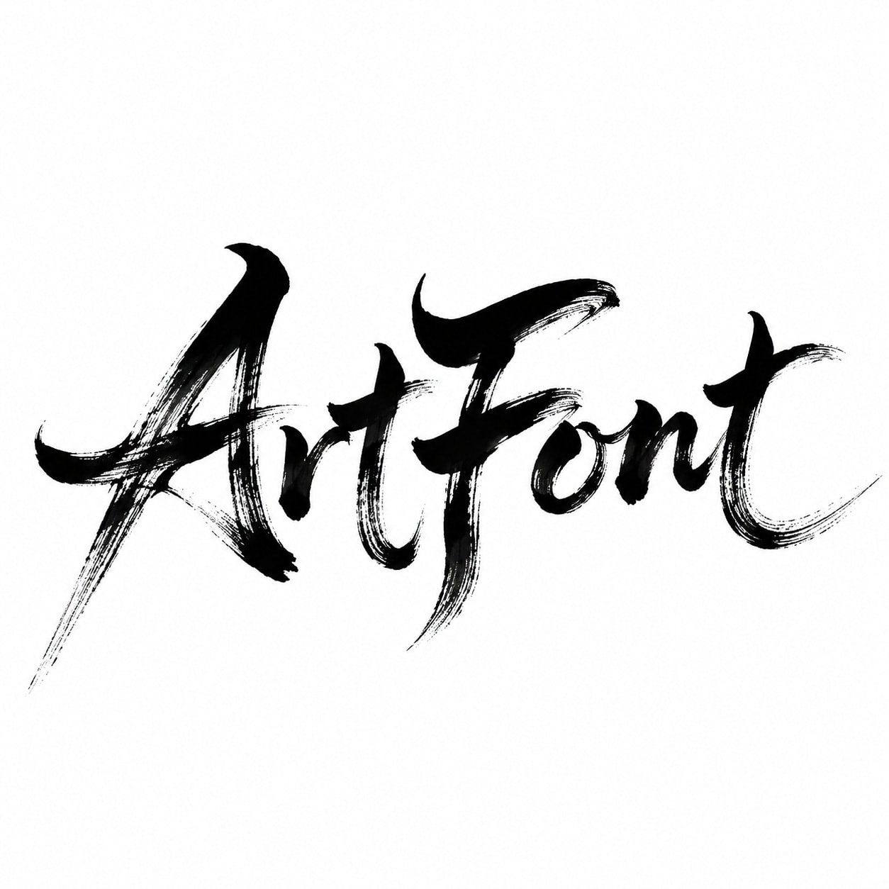 Caoshu Cursive Script - Chinese Calligraphy AI font template preview