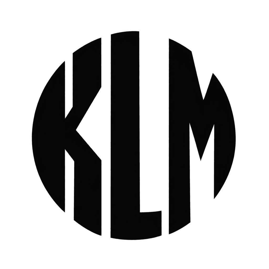 Circle monogram - Monogram AI font template preview