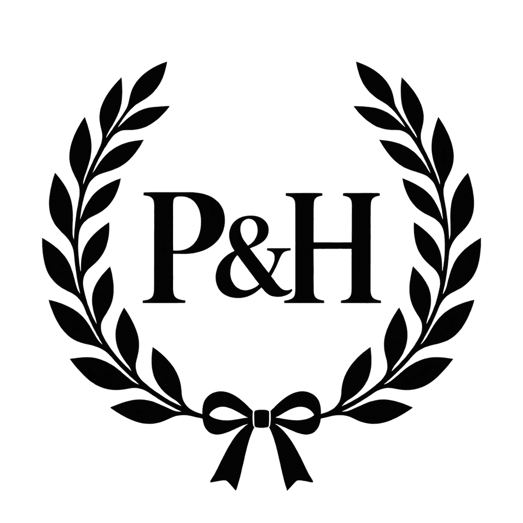 Laurel wedding crest Monogram - Monogram AI font template preview