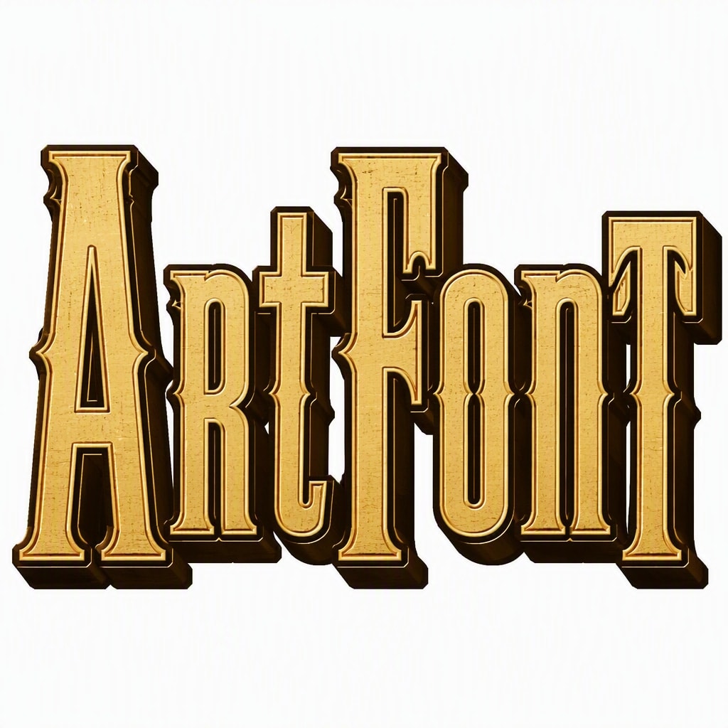 Old West - Western AI font template preview