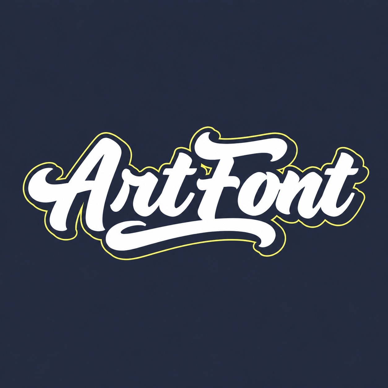 Bold Marker Script - Calligraphy AI font template preview