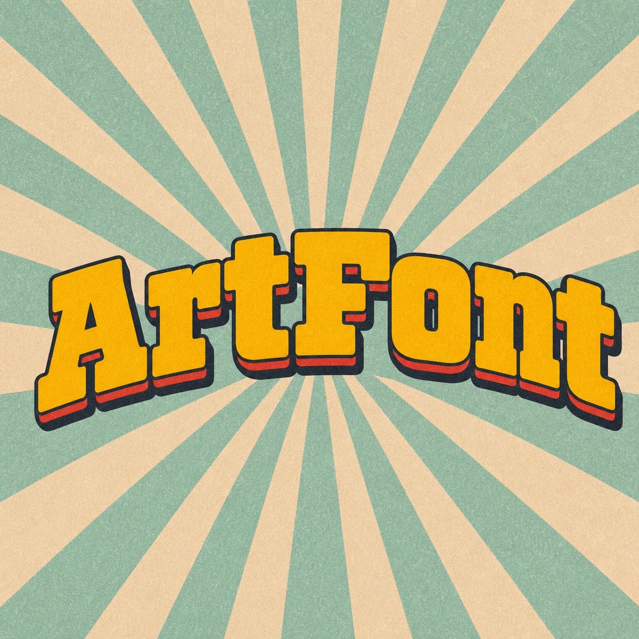 Retro Block Slab - Retro AI font template preview