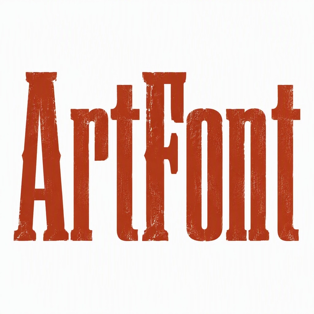 Rodeo Bold - Western AI font template preview