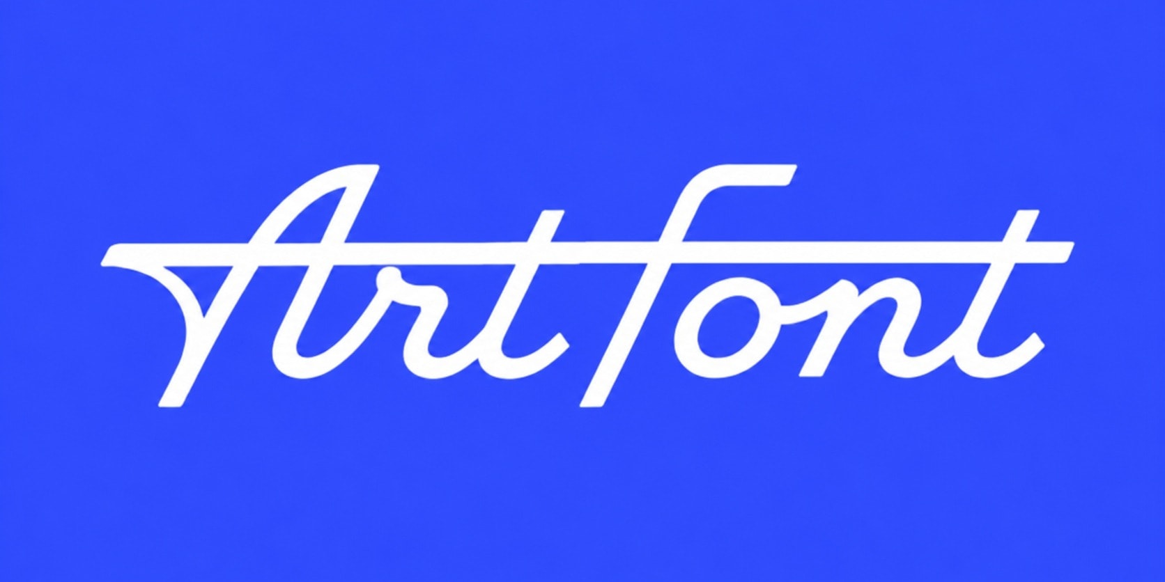 Crossbar Script - Wordmark AI font template preview