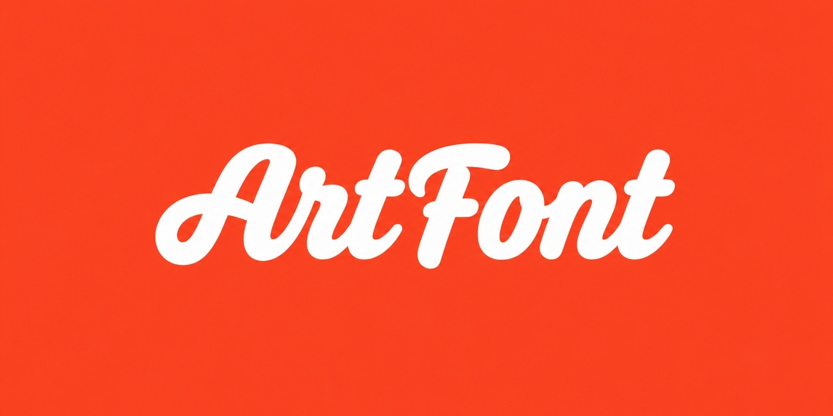 Rounded White Script - Wordmark AI font template preview