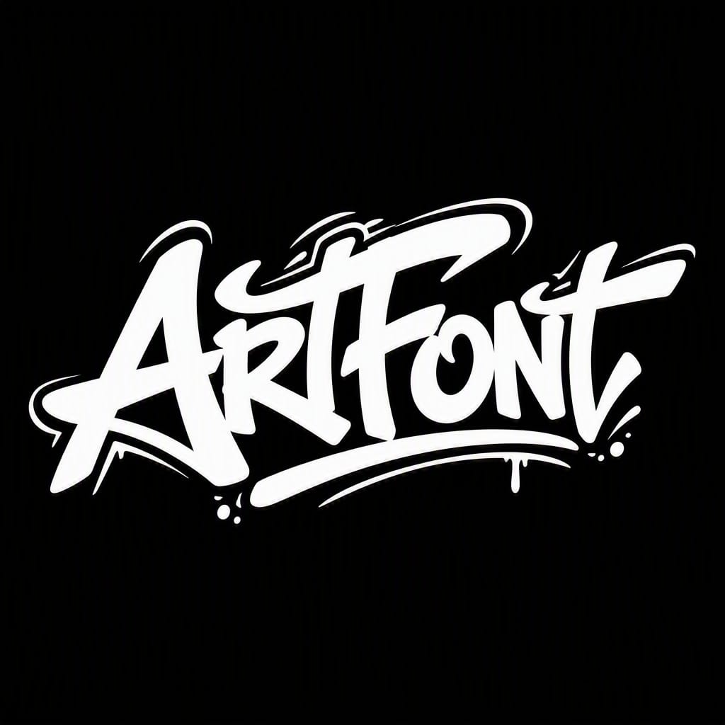 Cartoon American Graffiti - Street Art AI font example | ArtFont