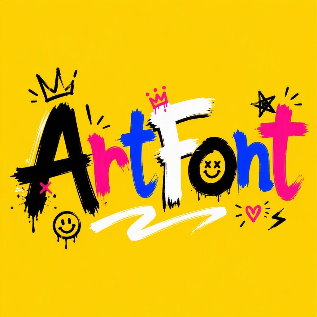 Cute Street Style - Cute AI font example | ArtFont
