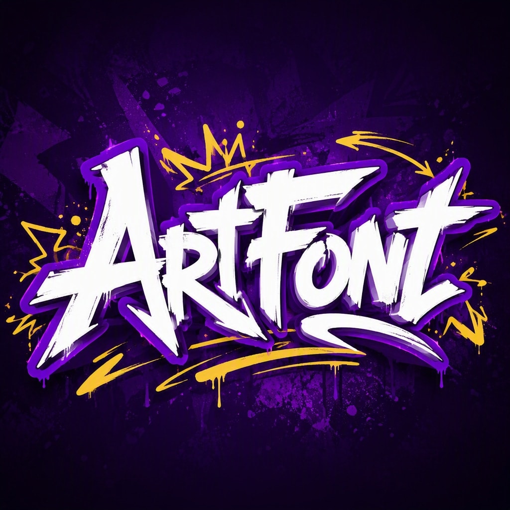 Street Style 56 - Street Art AI font template preview