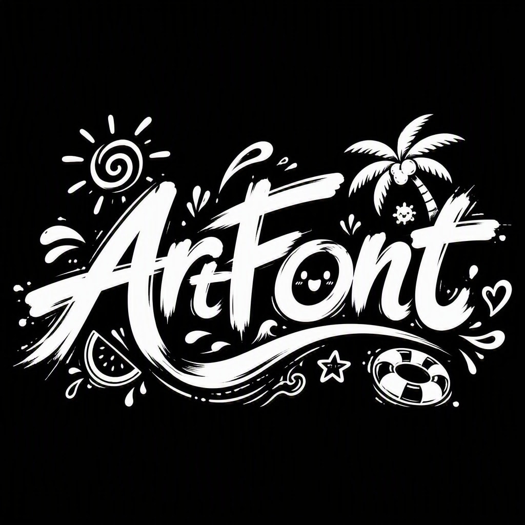 Kawaii Smooth Graffiti - Street Art AI font template preview