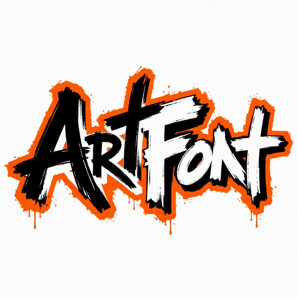 Street Style 140 - Street Art AI font template preview