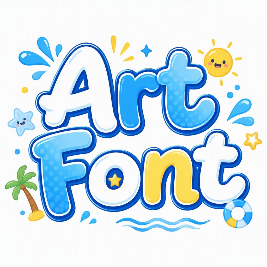 Cute Street Style 2 - Cute AI font example | ArtFont