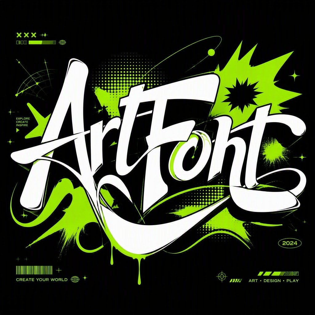 Street Style 169 - Street Art AI font template preview