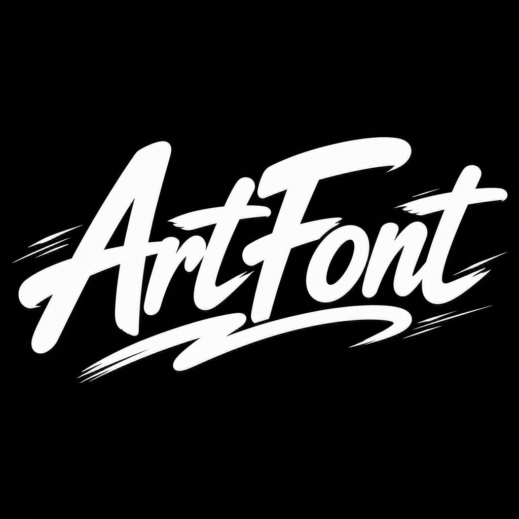 Sporty Round Connect - Street Art AI font template preview