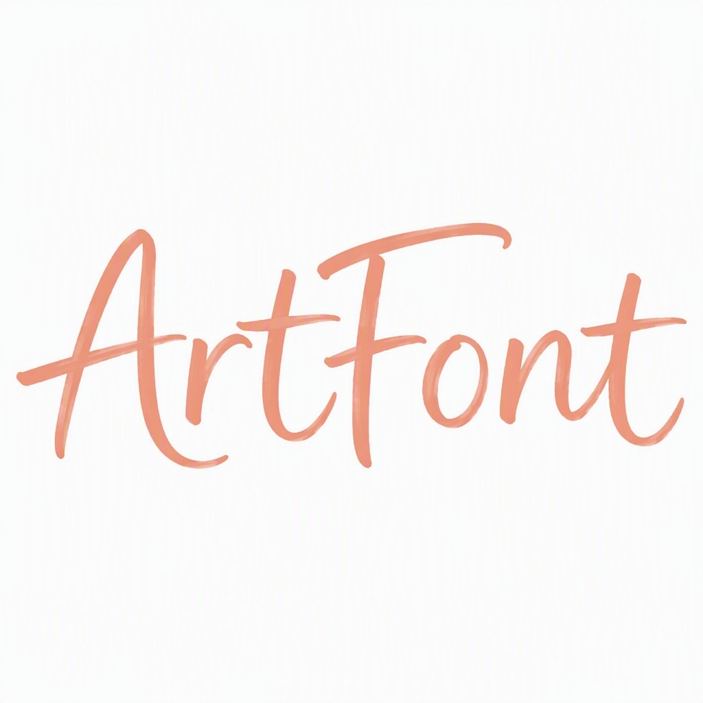 Warm Handwritten - Calligraphy AI font template preview