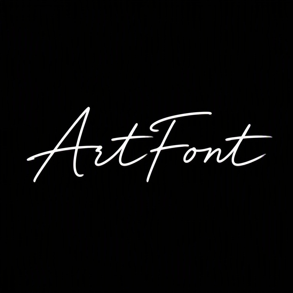 Smooth Running Signature - Luxury Elegant AI font template preview