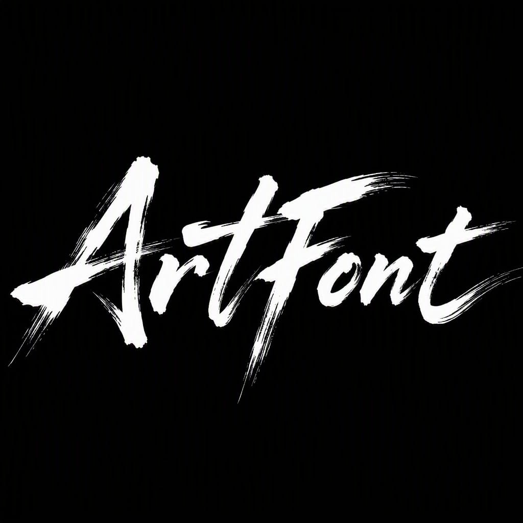 Expressive Ink Hand - Calligraphy AI font example | ArtFont