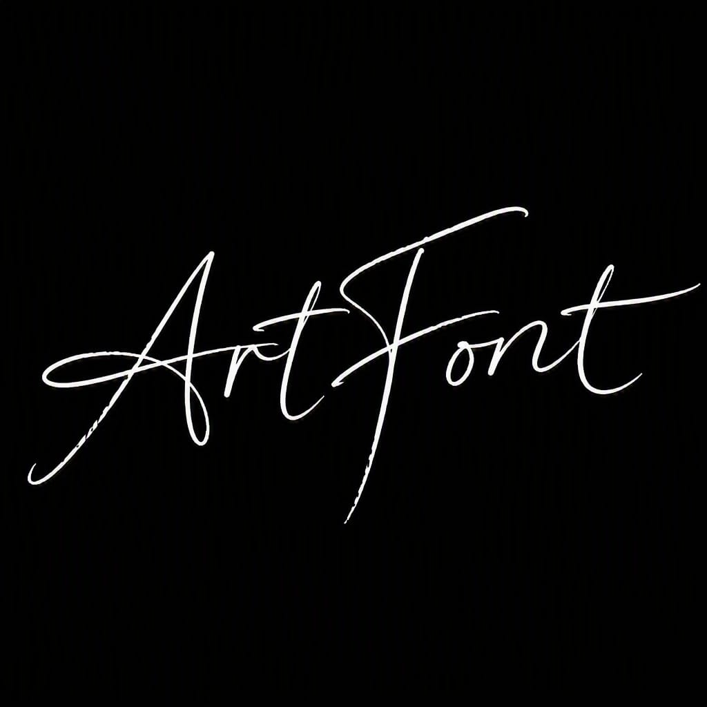 Carefree Trailing Hand - Calligraphy AI font example | ArtFont