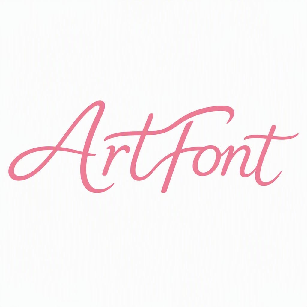 Feminine Flow Sans - Calligraphy AI font example | ArtFont