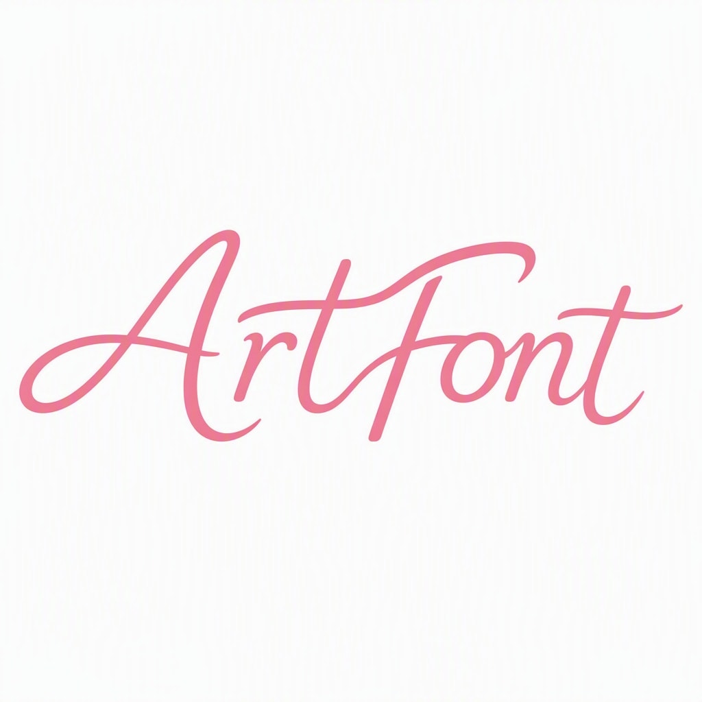 Handwritten 101 - Calligraphy AI font template preview