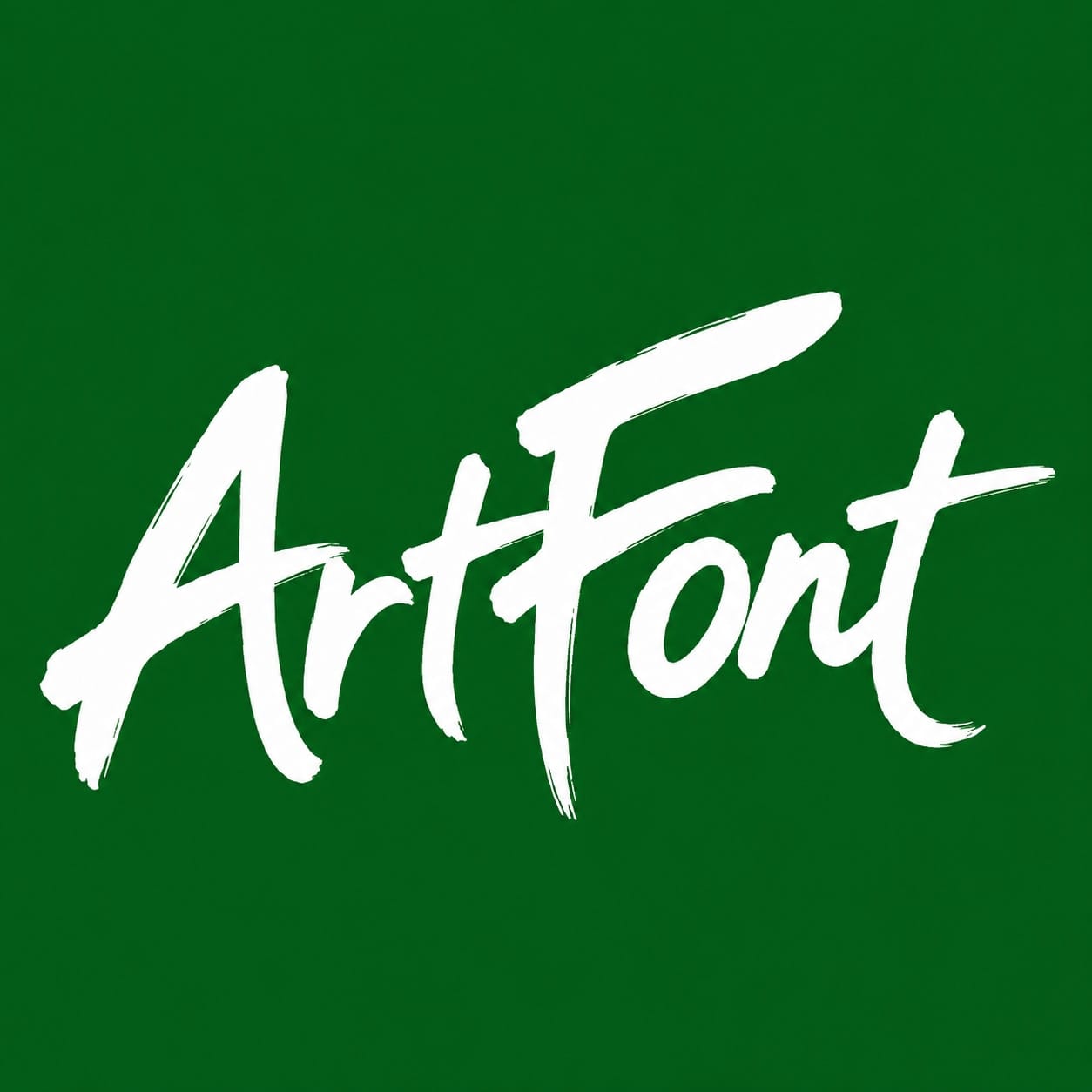 Broken Line Script - Calligraphy AI font example | ArtFont