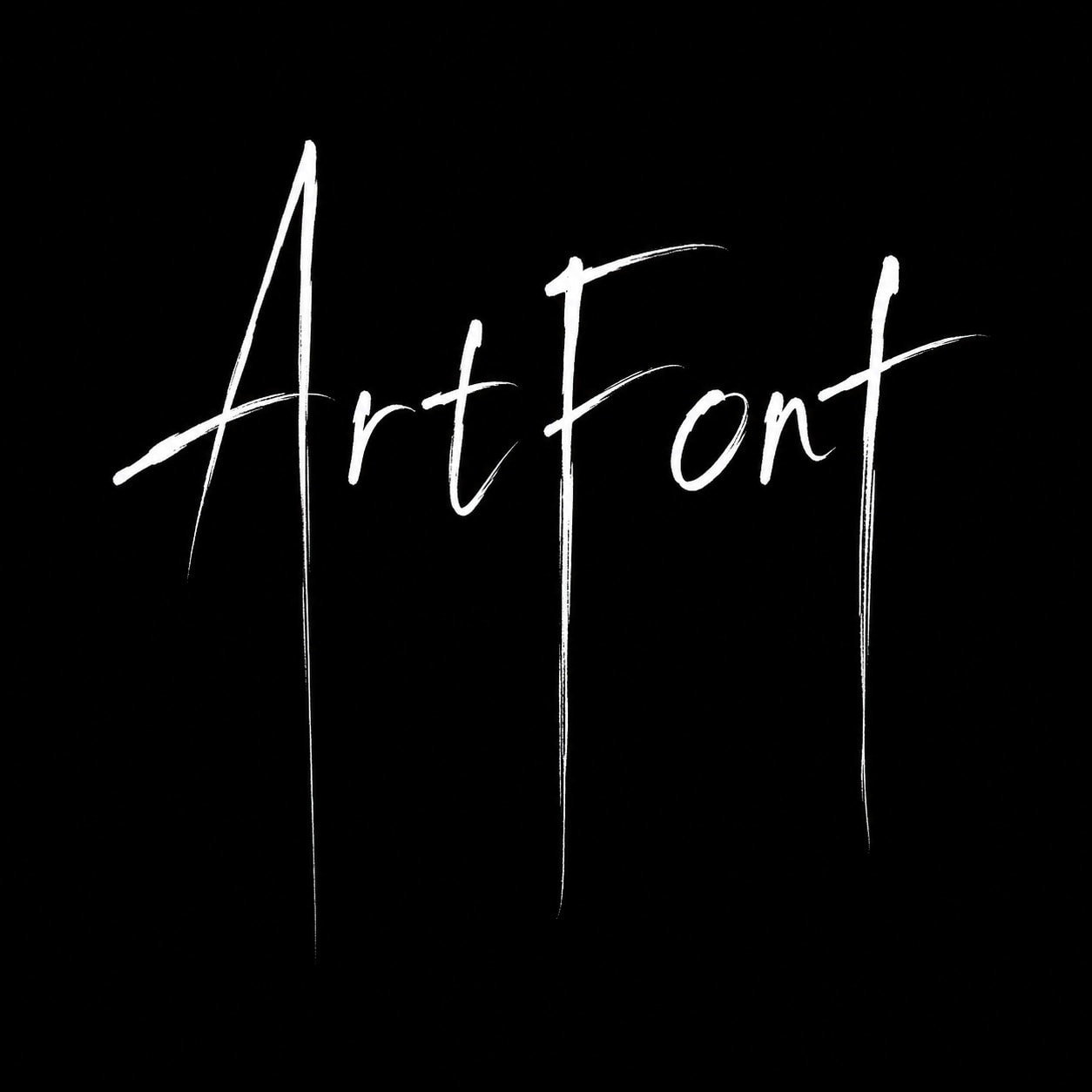 Zen Ink Signature - Calligraphy AI font template preview
