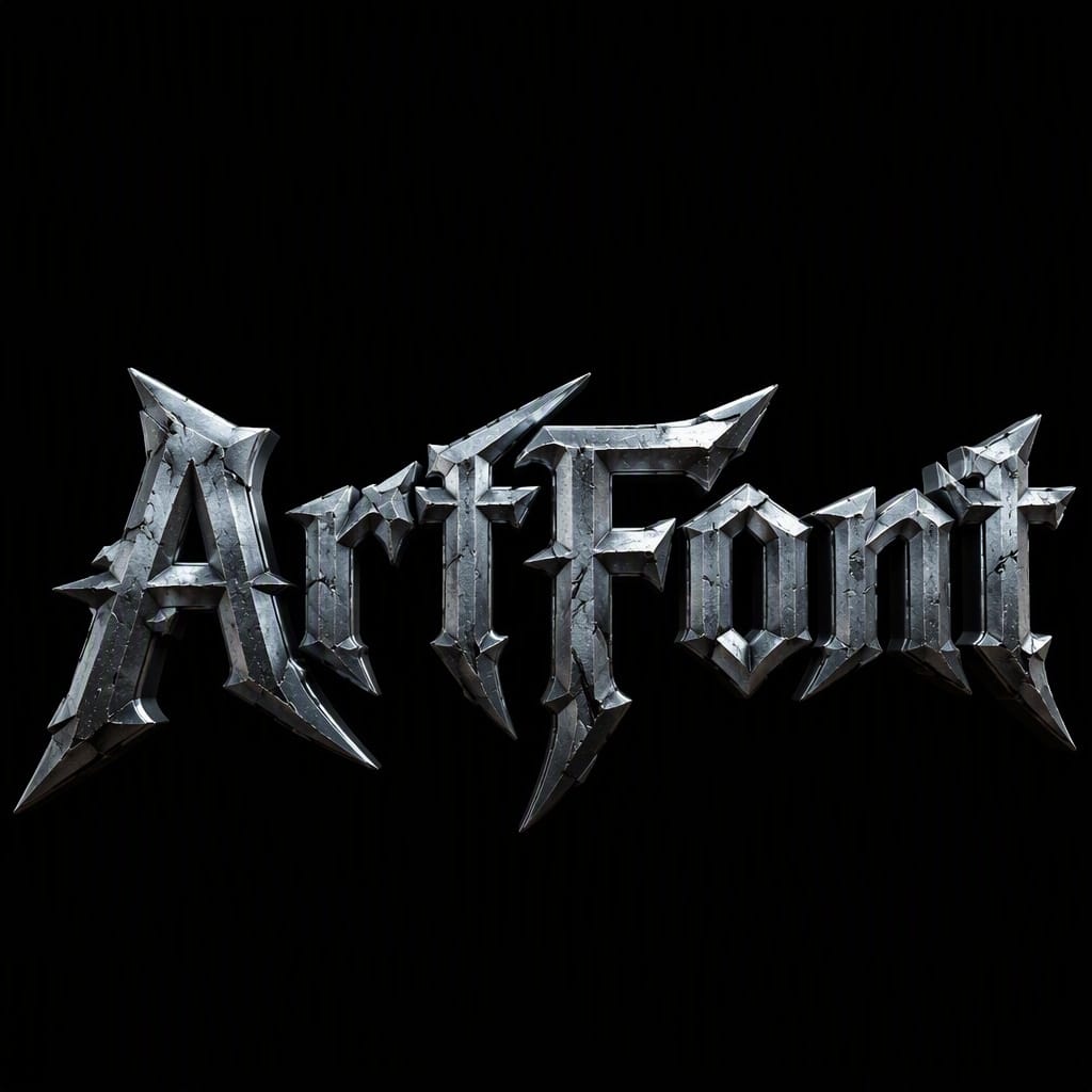 3D Bold 65 - 3D Bold AI font example | ArtFont