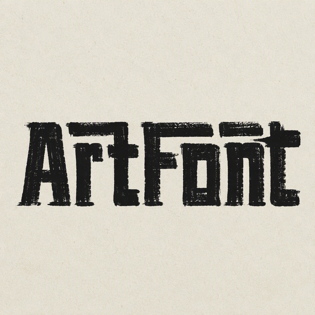 Seal Carving Press - 3D Bold AI font template preview