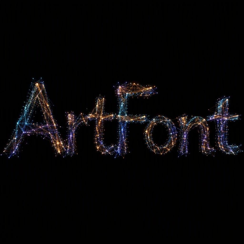 3D Bold 134 - 3D Bold AI font example | ArtFont