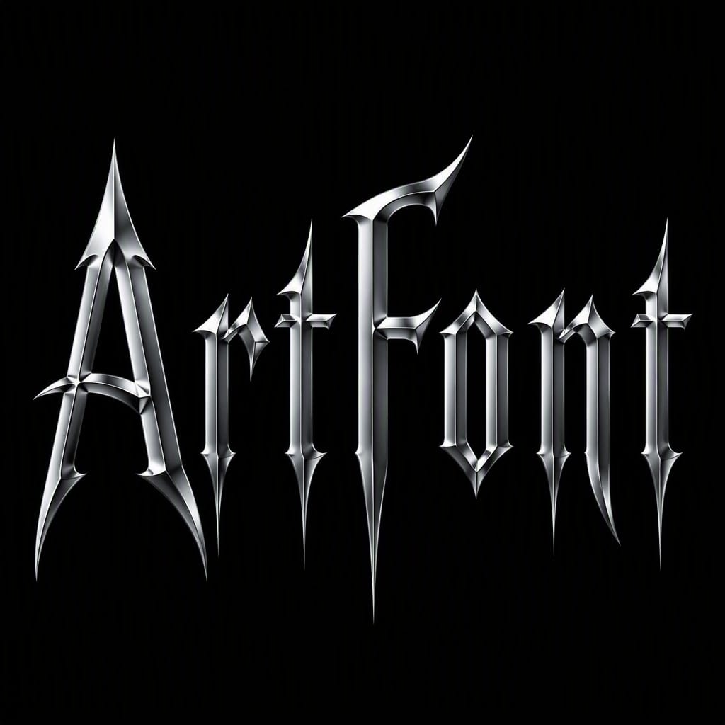 3D Bold 183 - 3D Bold AI font example | ArtFont