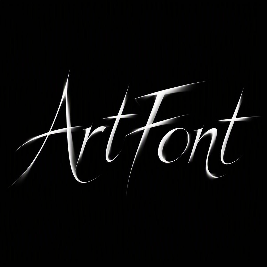 Fade Stroke Classic - Elegant Minimal AI font example | ArtFont