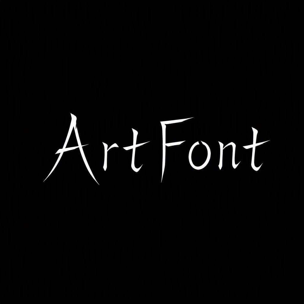 Slender Gold Script - Elegant Minimal AI font example | ArtFont
