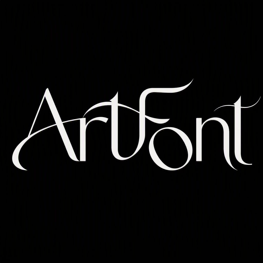 Shared Stroke Connect - Elegant Minimal AI font example | ArtFont