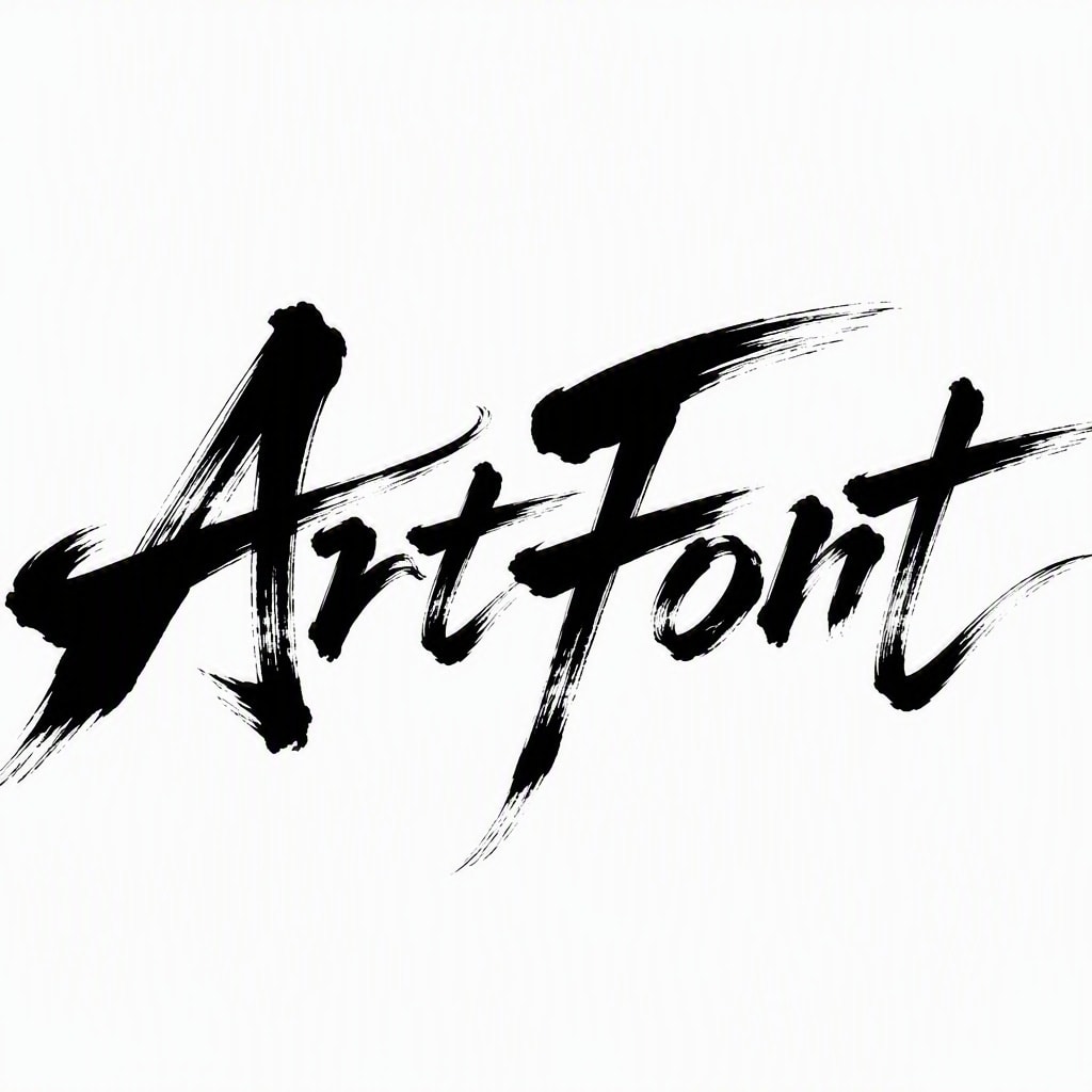 Calligraphy 48 - Calligraphy AI font template preview