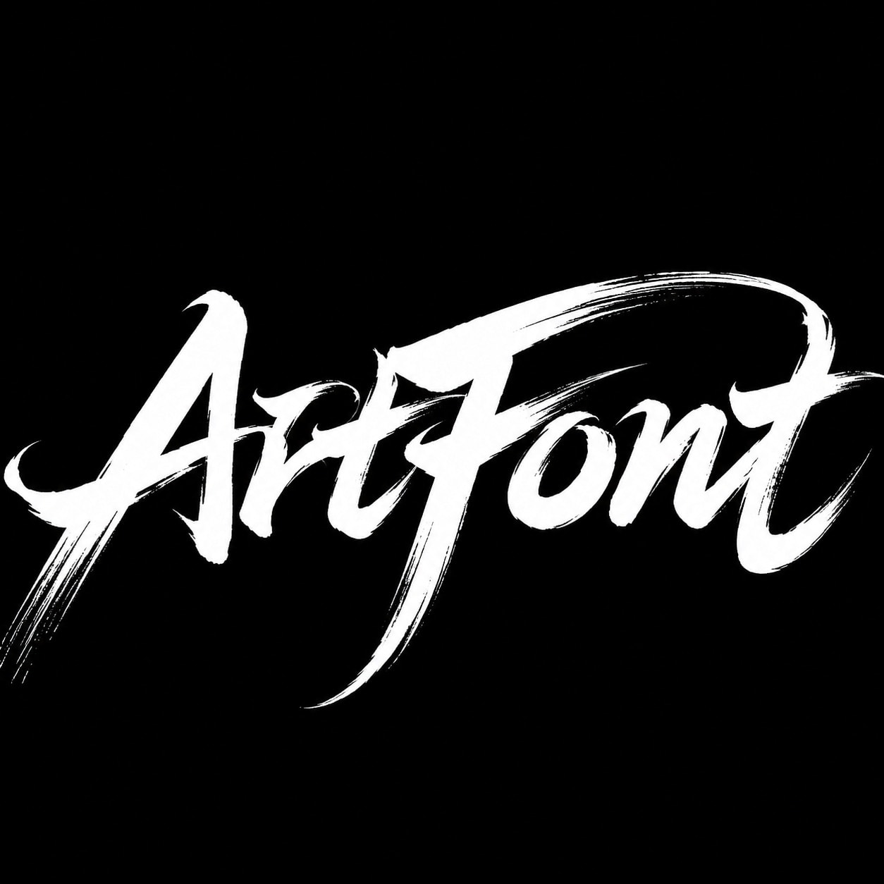 Wild Fly-White - Calligraphy AI font template preview