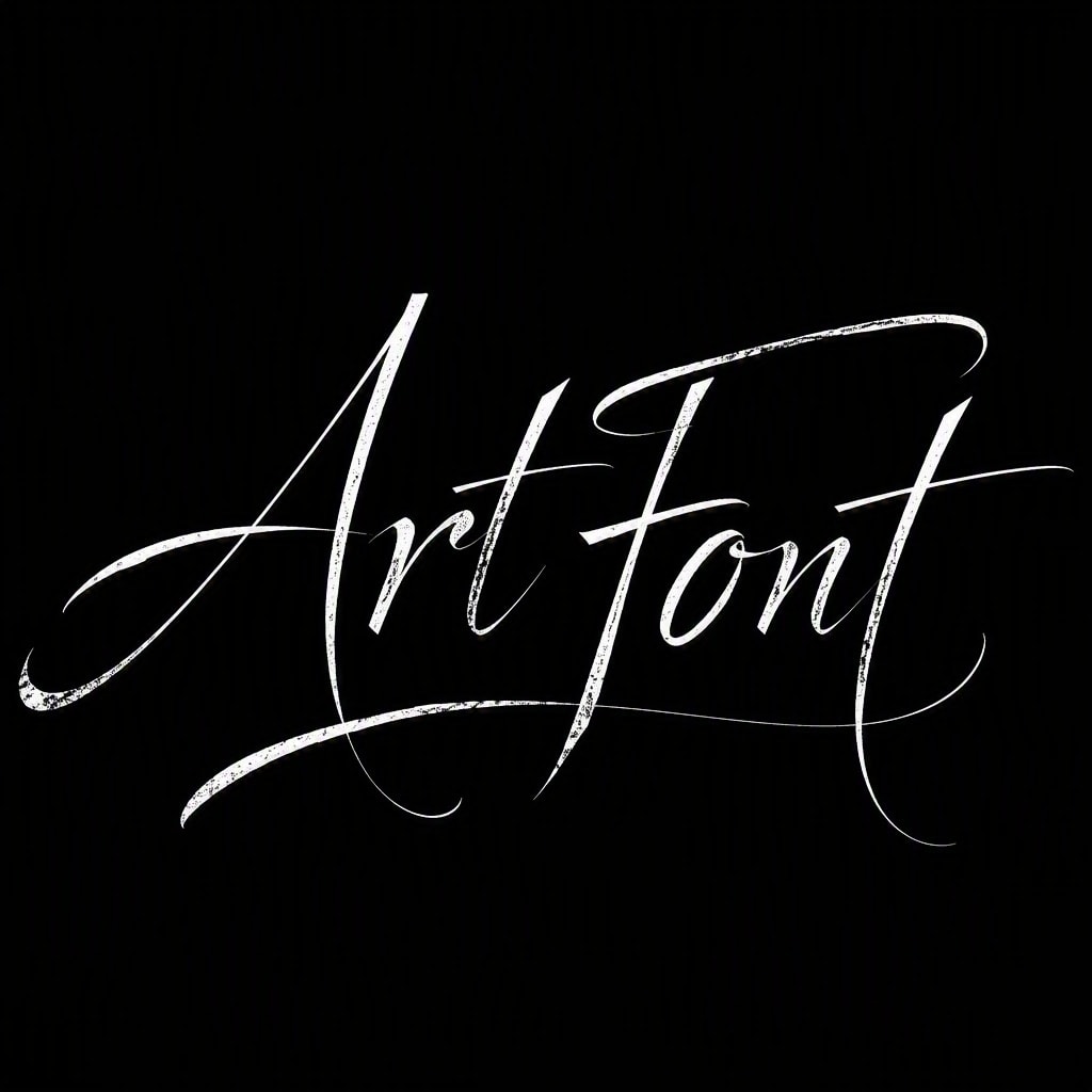 Handwritten 196 - Calligraphy AI font template preview