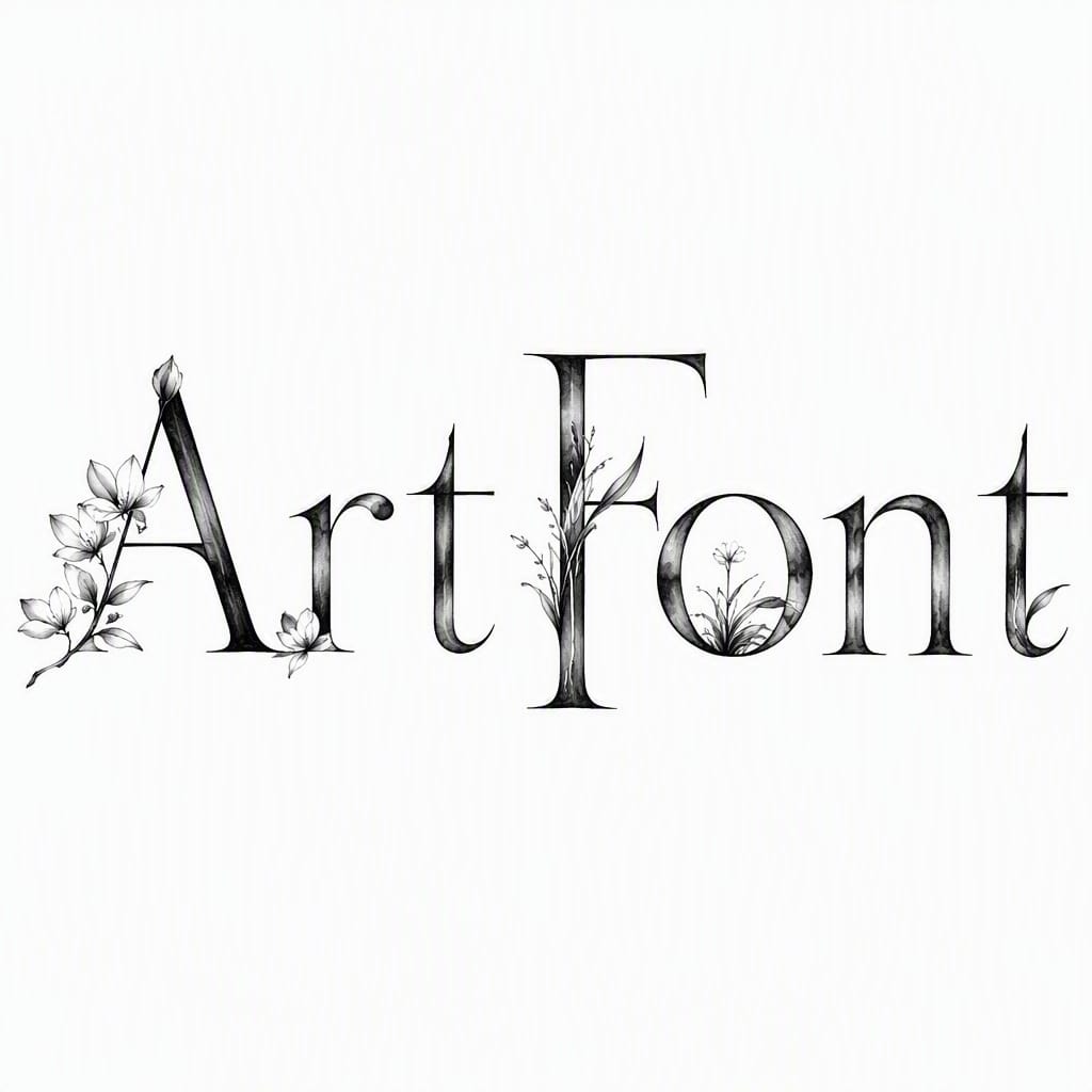 Gongbi Ink Wash - Calligraphy AI font example | ArtFont
