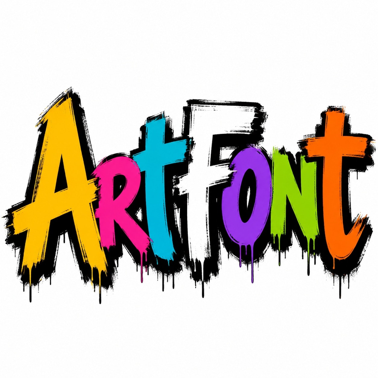 Urban Street Graffiti - Street Art AI font template preview