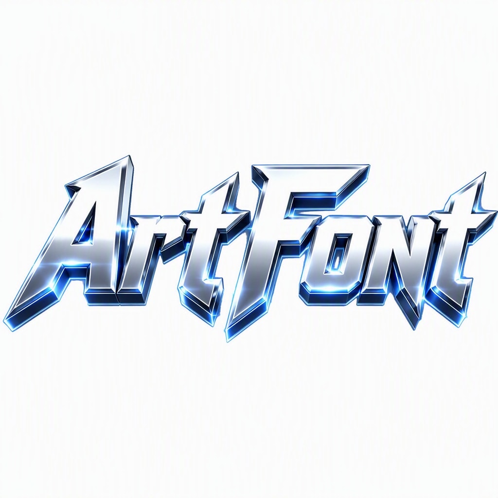 Game Logo 3D - 3D Bold AI font template preview