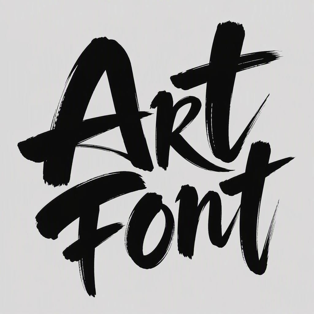Stacked Marker Cartoon - Calligraphy AI font example | ArtFont
