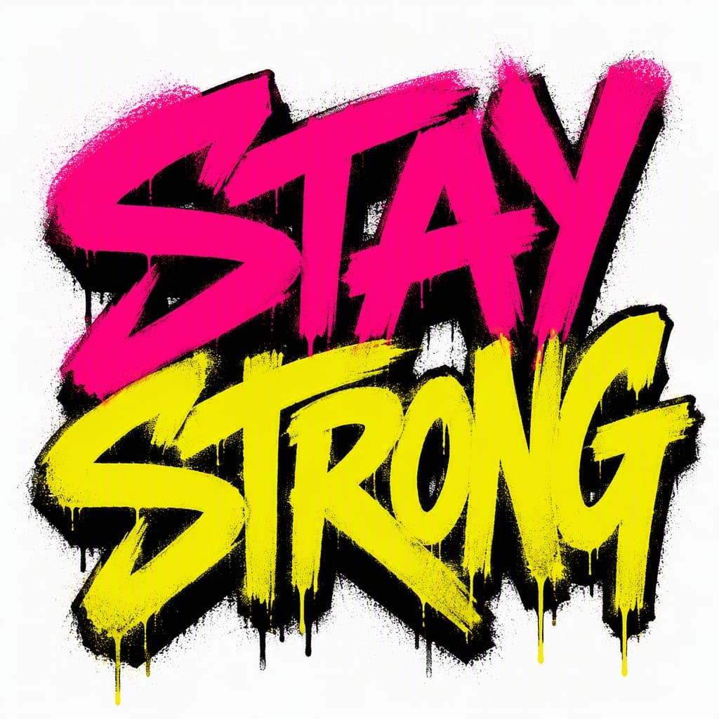 Artistic typography example 1